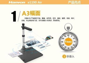 專業(yè)高拍儀推薦 漢王e1190 Air煙臺(tái)促銷，辦公提效新選擇